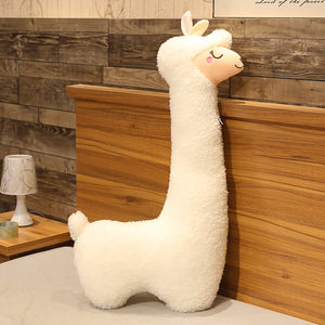 130cm Lovely Alpaca Plush Toy Japanese Alpaca Soft Stuffed Cute Sheep Llama Animal Dolls Sleep Pillow Home Bed Decor Gift