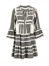 Load image into Gallery viewer, Boho Printed Tribal Bell Sleeve Dresses