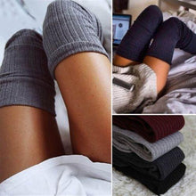 Load image into Gallery viewer, Over piles of stockings knit socks