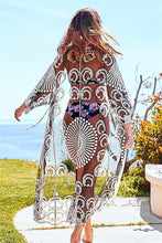 Load image into Gallery viewer, Lace Embroidered Beach Sun-kissed Loose-fitting Vacation Dress Bikini Cardigan