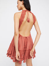 Load image into Gallery viewer, Beach Vacation halter dress for cocktail