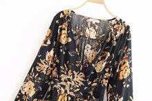 Load image into Gallery viewer, 2018 Bohemia Long Sleeve Print Tops
