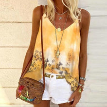 Load image into Gallery viewer, Women&#39;s Summer Flower Print Loose Camisole Top