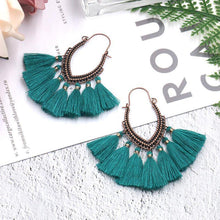 Load image into Gallery viewer, Retro Vintage Boho Bohemian Ethnic Tassel Drop Women Earrings Jewelry Accessories - hiblings
