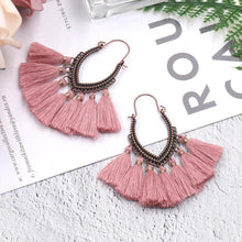 Load image into Gallery viewer, Retro Vintage Boho Bohemian Ethnic Tassel Drop Women Earrings Jewelry Accessories - hiblings