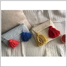 Load image into Gallery viewer, Hand-knitted Tassel Bag Crossbody Purse