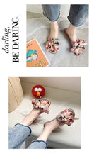 Load image into Gallery viewer, Sandals and Slippers Bow Flat H Slippers
