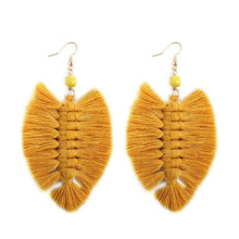 Load image into Gallery viewer, Bohemian Style Tassel Alloy Earrings