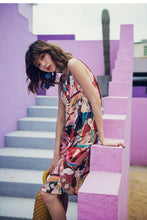 Load image into Gallery viewer, Bohemian Style Beach Holiday Print Sling Dress Mini Dress