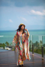 Load image into Gallery viewer, Chiffon Blouse Vacation Beach Long Dress