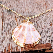 Load image into Gallery viewer, Bohemian Conch Scallop Clavicle Chain Necklace