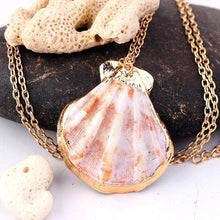 Load image into Gallery viewer, Bohemian Conch Scallop Clavicle Chain Necklace