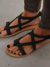 Load image into Gallery viewer, Roman sandals flat with toe sandals round head female