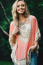 Load image into Gallery viewer, Bohemian Stitching Openwork Hook Beach Blouse