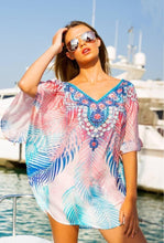 Load image into Gallery viewer, Chiffon Printed Loose Large Size Holiday Blouse