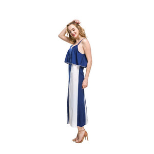 Summer Spaghetti Strap Chiffon Beach Maxi Dress