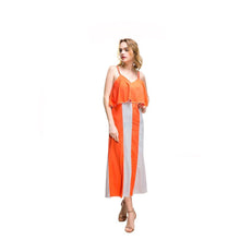 Load image into Gallery viewer, Summer Spaghetti Strap Chiffon Beach Maxi Dress