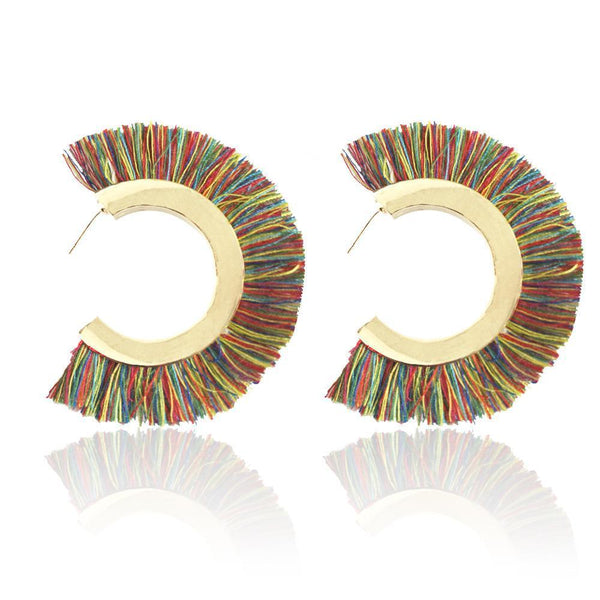 Statement Bohemia Fashion  Big Earrings for Women Jewelry tassel earrings Party