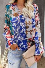 Load image into Gallery viewer, Summer Casual Loose Printing Long-sleeved V-neck Shirt