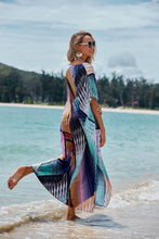 Load image into Gallery viewer, Beach blouse positioning print bikini sunscreen holiday dress