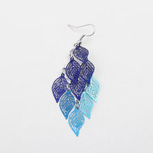 Load image into Gallery viewer, Seven Color Xiao Jiu Leaves Fashion Earrings Earrings