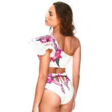 Load image into Gallery viewer, Floral Bikini New Split Swimsuit Women&#39;s Large Print Sexy Split Swimsuit