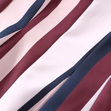 Load image into Gallery viewer, Stripe V Neck Sleeveless New Mini Dress