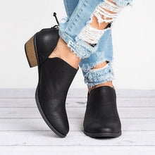 Load image into Gallery viewer, Autumn Square Heel Shoes Pointed Toe Casual Shoes