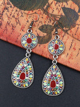 Load image into Gallery viewer, Colorful Inlaid Rice Beads Drop Earrings