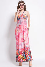 Load image into Gallery viewer, Sexy Printed Sleeveless Bohemia Beach Maxi Dress