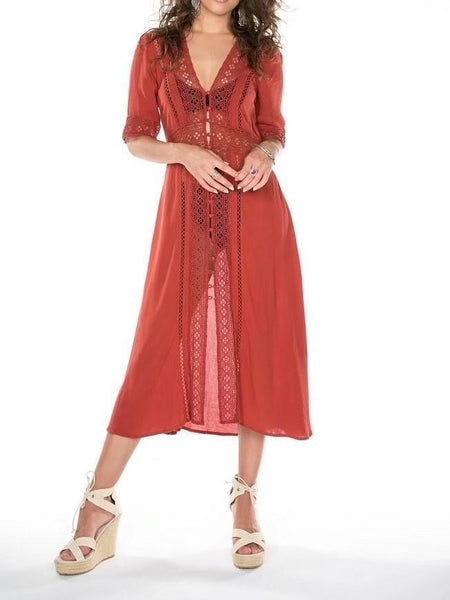 2018 Summer Hollow Beach Bohemia Dress