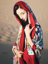 Load image into Gallery viewer, Bohemia Print Beach Casual Cape&amp;Scarf