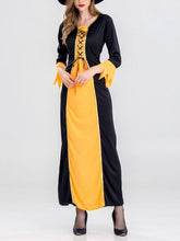 Load image into Gallery viewer, Halloween Witch Cosplay Party Maxi Dress