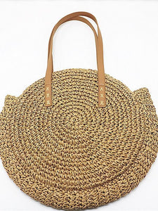 Two Colors Women Summer Beach Bag