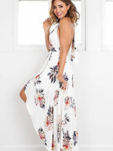 Load image into Gallery viewer, Sexy Sleeveless High Collar Hi-Lo Style Bohemia Maxi Dress