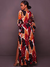 Load image into Gallery viewer, Deep V-neck Split-side Maxi Dress