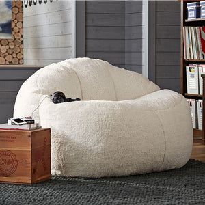 New Bean Bag Sofa Bed Pouf COVER No Filling Stuffed Giant Beanbag Ottoman Relax Lounge Chair Tatami Futon Floor Seat Cover