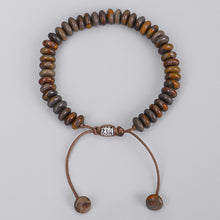 Load image into Gallery viewer, Bracelet bamboo leaf stone abacus beads beaded vintage silver jewelry creative pull-off bracelet woman