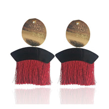 Load image into Gallery viewer, Bohemia charming long tassel handmade earrings fashion Party