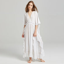 Load image into Gallery viewer, BOHO DEEP-V HIGH-WAISTED BACKLESS LONG DRESS