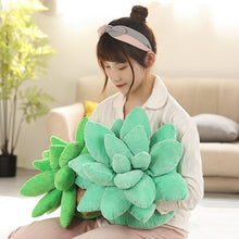 Load image into Gallery viewer, 25/45cm Lifelike Succulent Plants Plush Stuffed Toys Soft Doll Creative Potted Flowers Pillow Chair Cushion for Girls Kids Gift