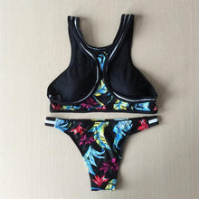 Load image into Gallery viewer, Sexy swimsuit printed Bikini Swimsuit