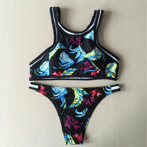 Sexy swimsuit printed Bikini Swimsuit