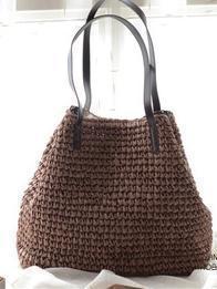 Straw Bag Beach Bag Grass Bag Simple Crochet Bag Rattan