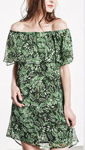 Load image into Gallery viewer, Printed Chiffon Short Sleeve Short Mini Dress