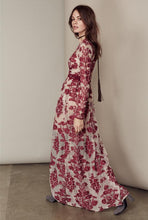 Load image into Gallery viewer, V Neck Long Sleeve Casual Maxi Dress