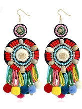 Load image into Gallery viewer, Boho E-Plating Technic Alloy Shell Earrings