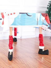 Load image into Gallery viewer, 4Pcs Christmas Table Leg Covers Chair Socks Santa Feet Shoes
