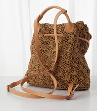 Load image into Gallery viewer, Women Simple Woven Beach Bag