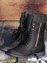 Load image into Gallery viewer, Women Vintage Mid Calf Boots